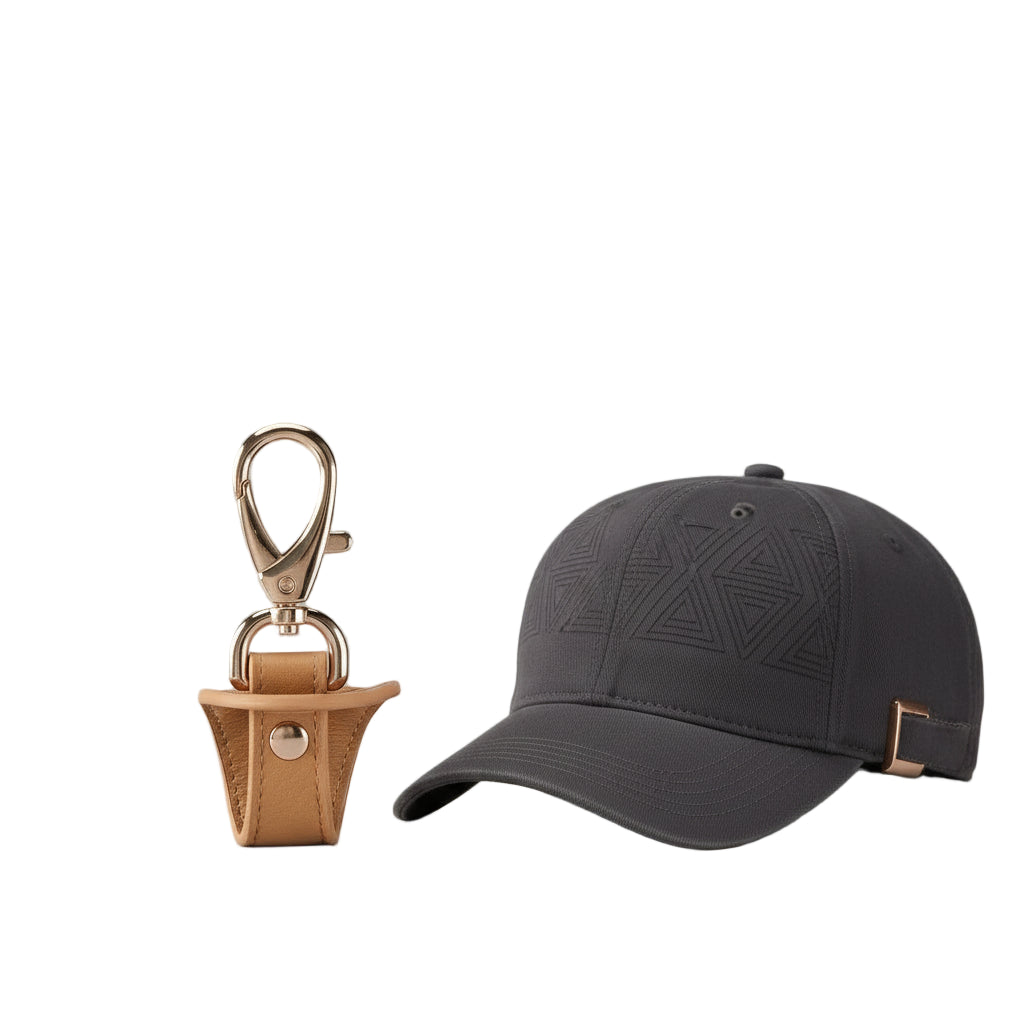 Fashion Leather Hat Clip